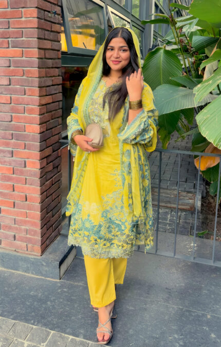 Lemon blossom pakistani lawn